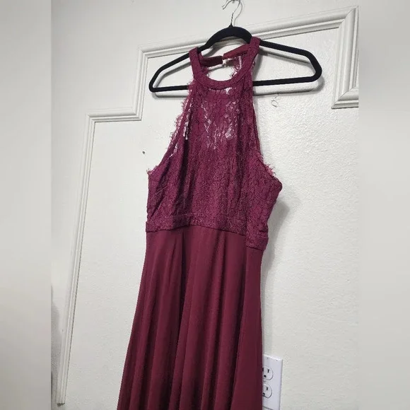 dance all evening burgundy lace maxi dress Luxury Mermaid Evening Dresses with Gloves Beading Sequin Women Prom D –  Msikoods Official Store main image 0